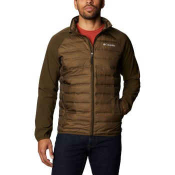 Columbia Lake 22 Hybrid Down, Chamarras Verde Oliva Para Hombre | 801645-CTO